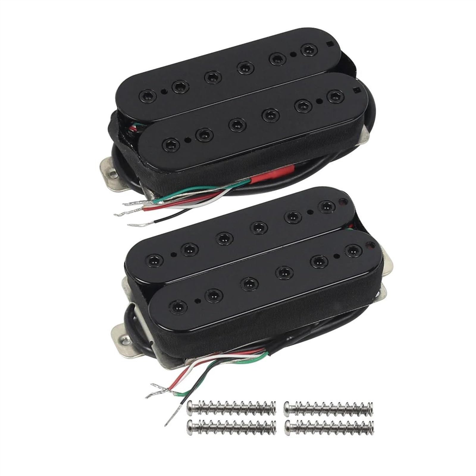 Professioneller E-Gitarren-Tonabnehmer 2 Stücke Alnico 5 Gitarre Pickup Humbucker E-gitarre Pickup Neck Bridge Set Schwarz Für Gitarre Teile Zubehör