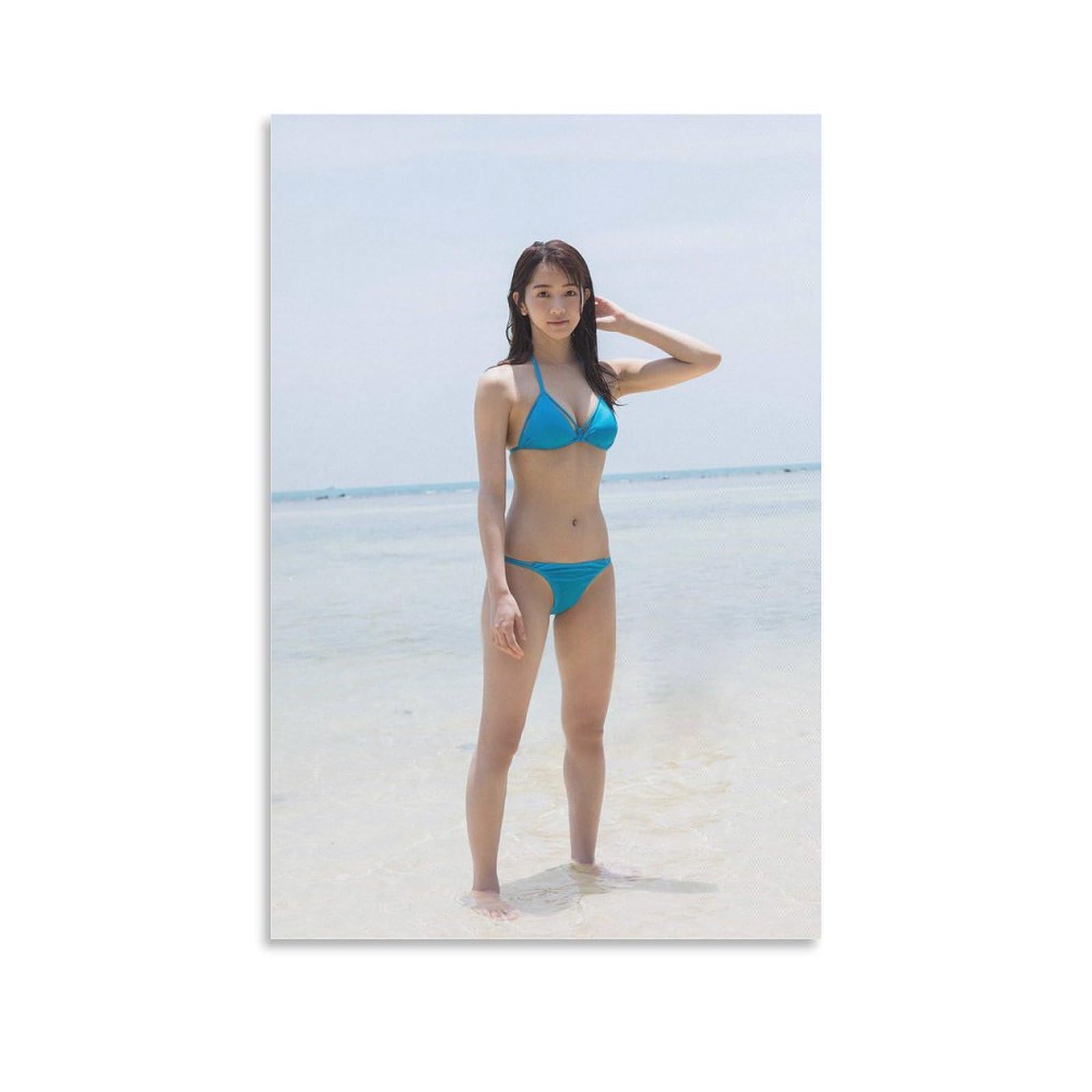 Amazon.co.jp: 傳谷英里香 キャンバスアートポスター 水着写真ポスター