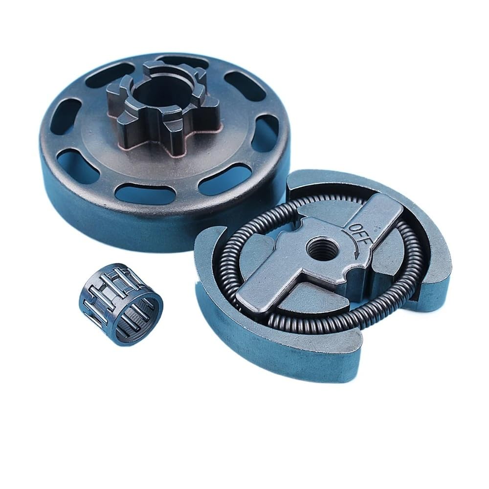 Adecuado for motosierra Hus 135, 140, 135E, 140E, kit de cojinete de agujas de tambor de embrague de 3/8 pulgadas y 6 dientes, pieza de repuesto 578257101, 530014949
