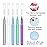EasyHonor Braces Brush for Cleaner Interdental Brush Toothpick Dental Tooth Flossing Head Oral Dental Hygiene Flosser Toothpick Cleaners Tooth Cleaning Tool (5 Cool Colors,75pcs)