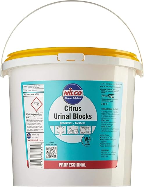 Nilco W4 Citrus Toilet Urinal Blocks 3.35kg - SVTN32TB