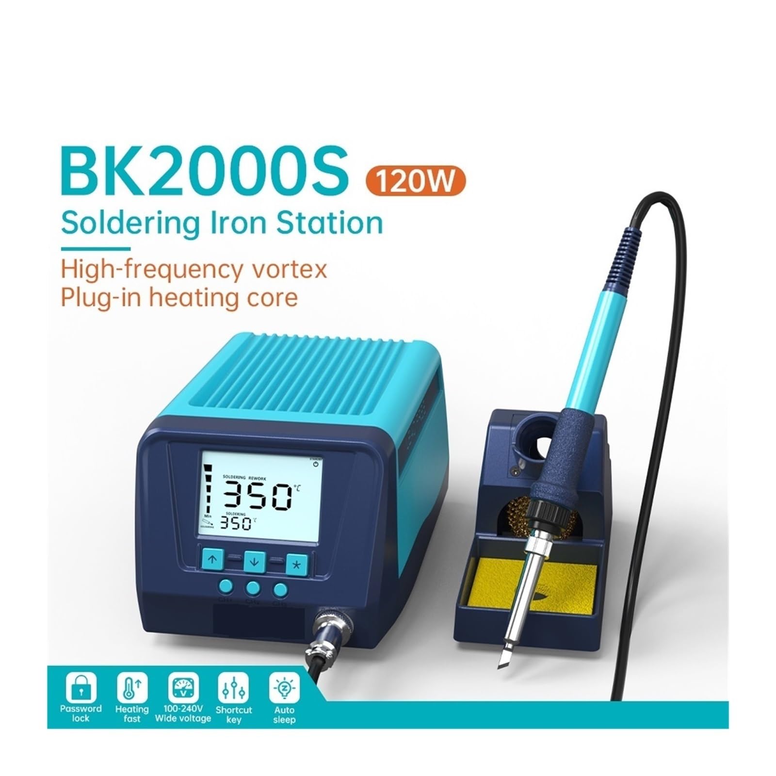 Stazione Saldante, Stazione Di Saldatura BK2000s 120w Stazione Di Saldatura Professionale Ad Alta Frequenza Saldatura Automatica Strumenti Di Riparazione Del Telefono