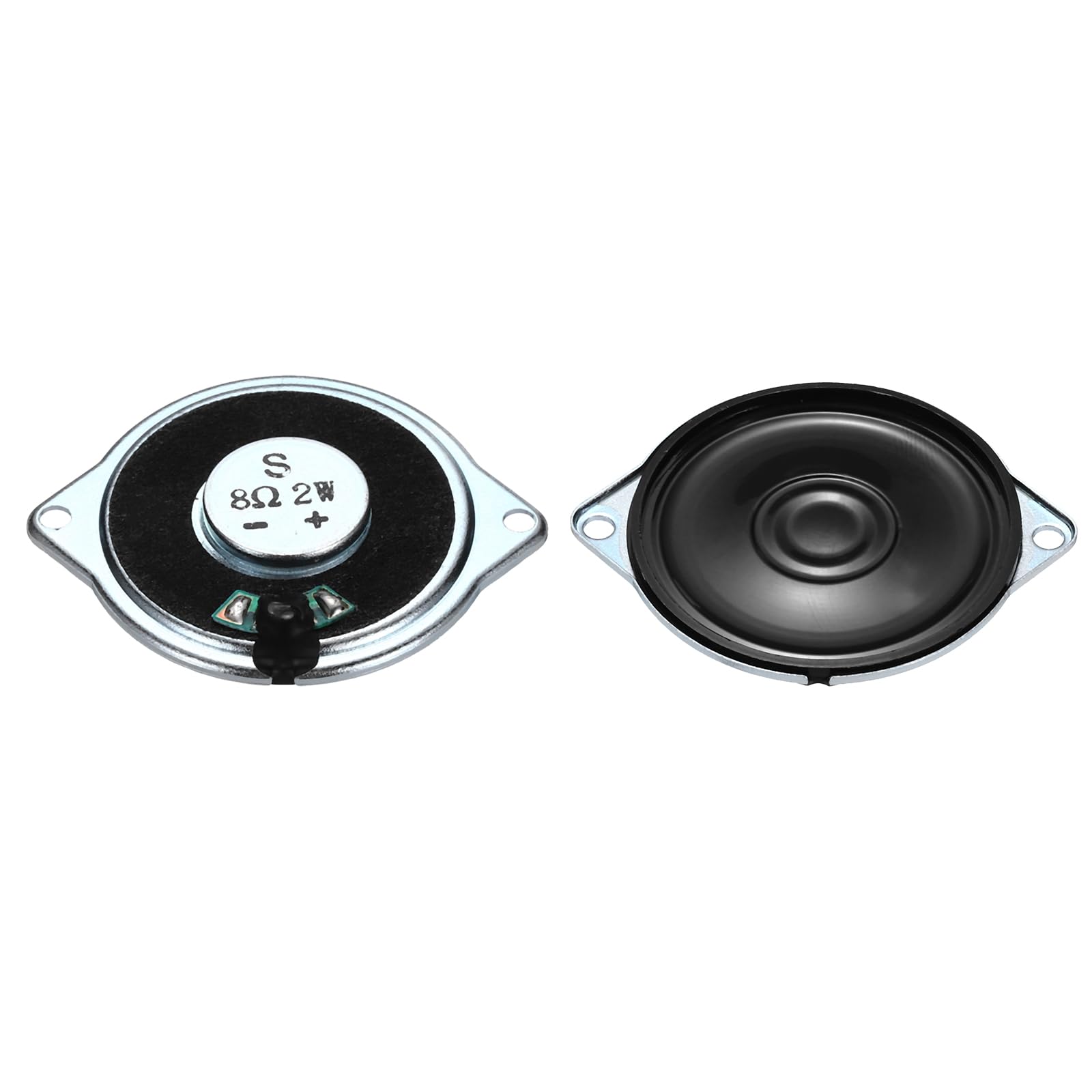 QUARKZMAN 2Pz 2W 8 Ohm Mini Altoparlante-Guscio Auricolare Metallico Interno Micro Magnete Speaker Per Piccoli Altoparlanti-DVD EVD Multimediale Mobile Radio