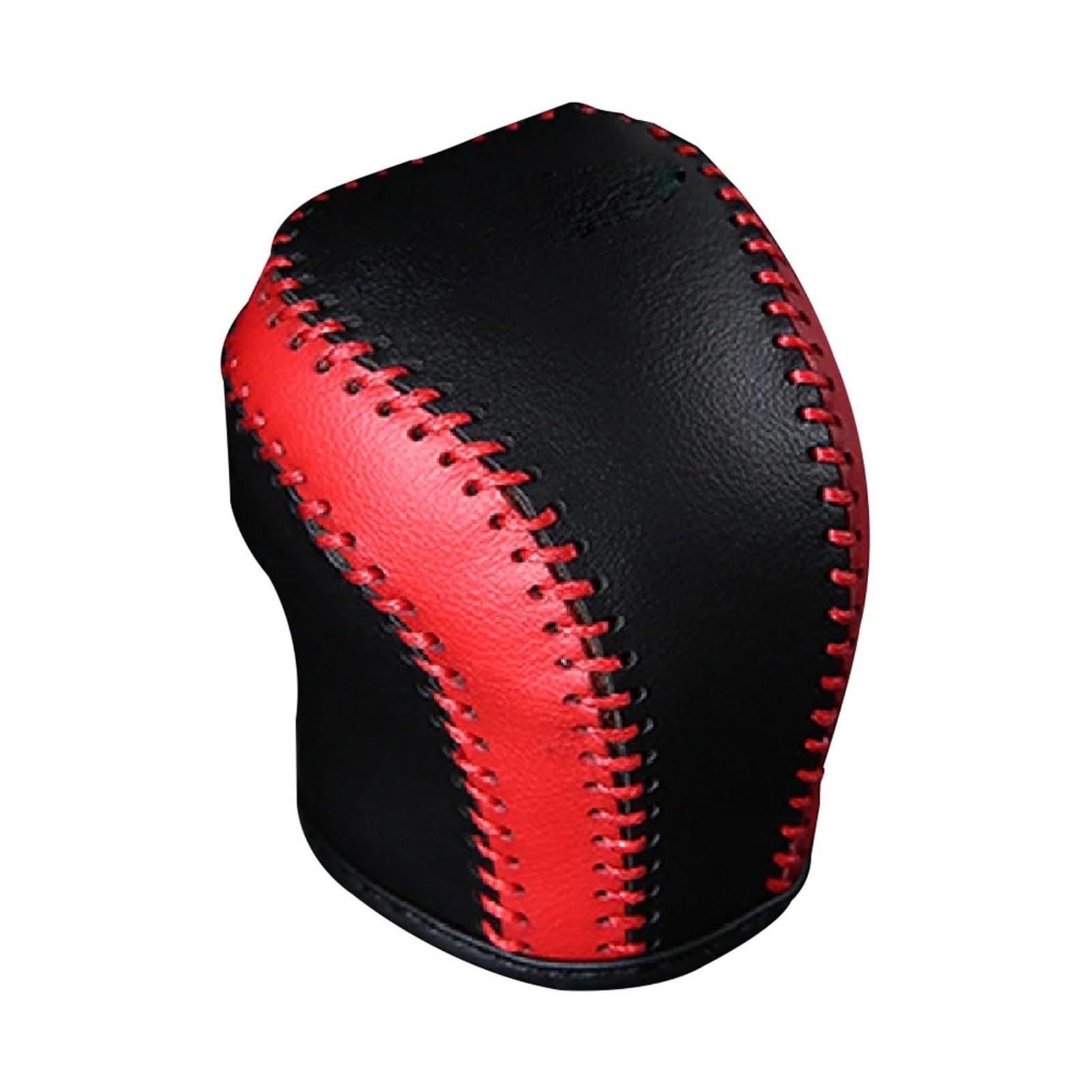 Fhaujng Black-Red Car Gear Shift Knob For Toyota For Camry 70 For Corolla 2019 2020 2021 Car Gear Shift Knob Head Cover At Leather Handball Protection
