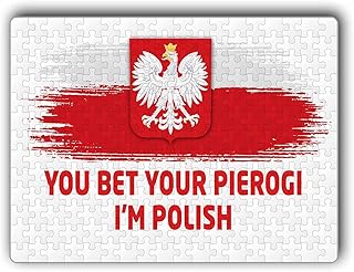 Makoroni - You Bet Your Pierogi I'm Polish Poland Polish - Jigsaw Puzzle 252 pcs, DesH67