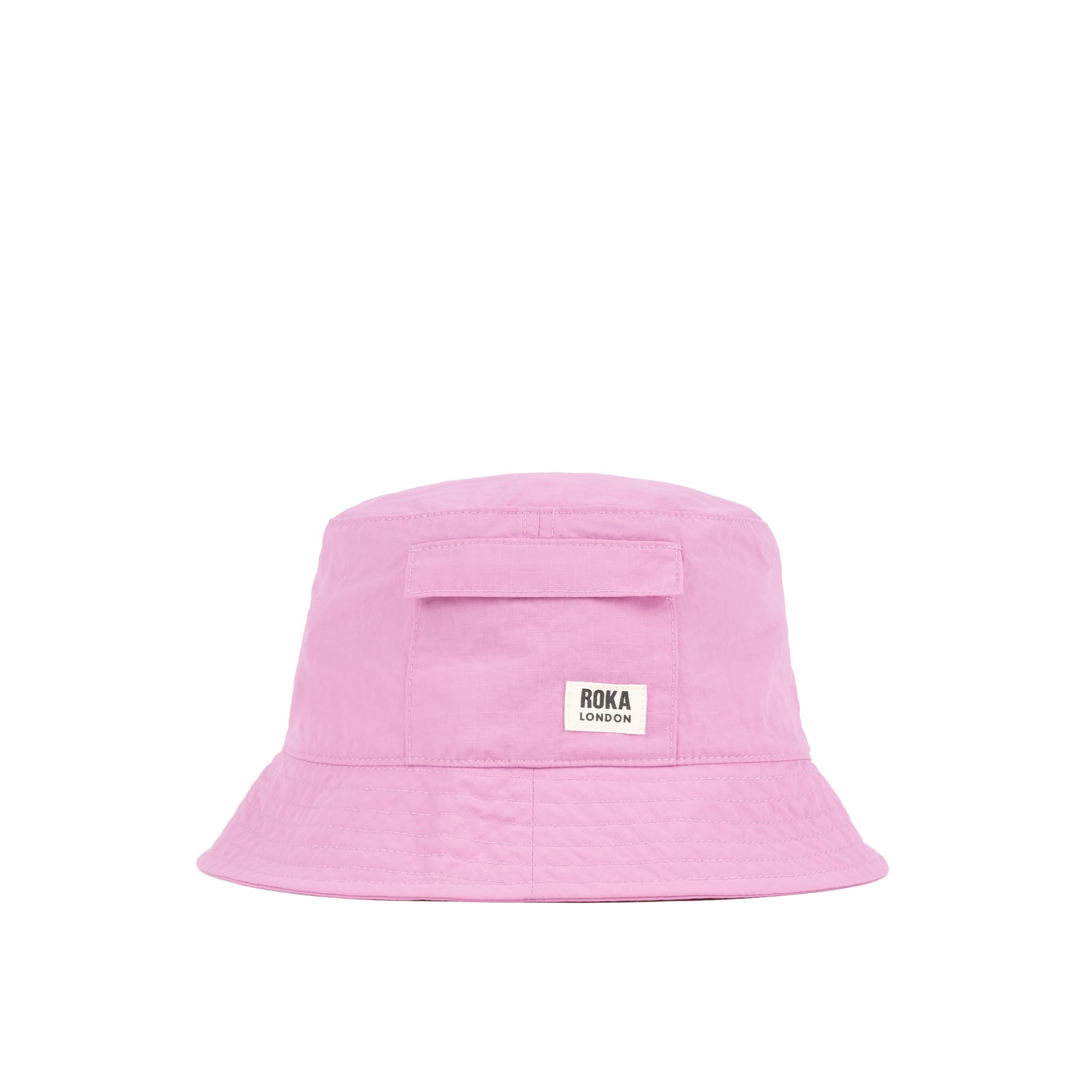 ROKA London Bedford Recycled Nylon Hat with Chin Cord (UK, Alpha, One Size, Orchid)