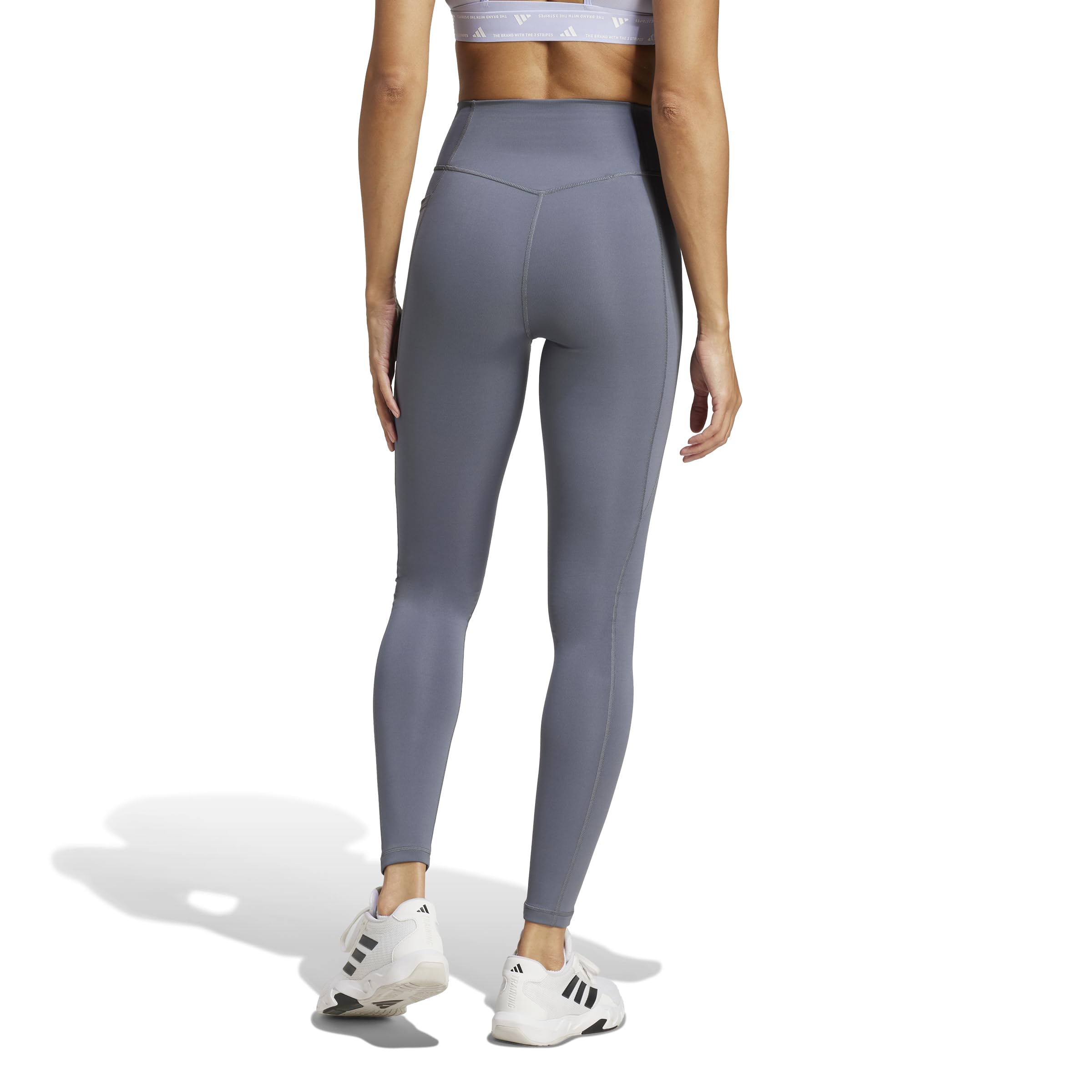 adidas Optime Essentials Stash Pocket Full Length Leggings - Rajstopy Kobiety