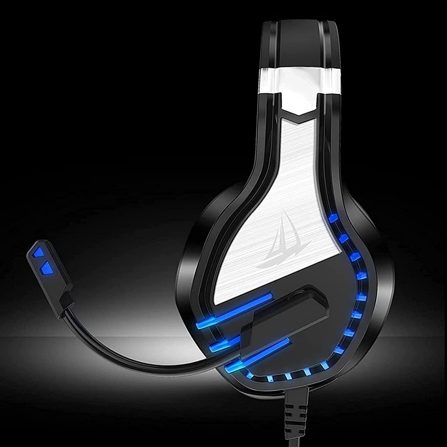 Cuffie da Gioco, Cuffie e microfoni, Cuffie da Gioco con microfoni con cancellazione del Rumore, Cuffie Stereo for Adulti for Bambini, for PS4, PS5, PC, Laptop