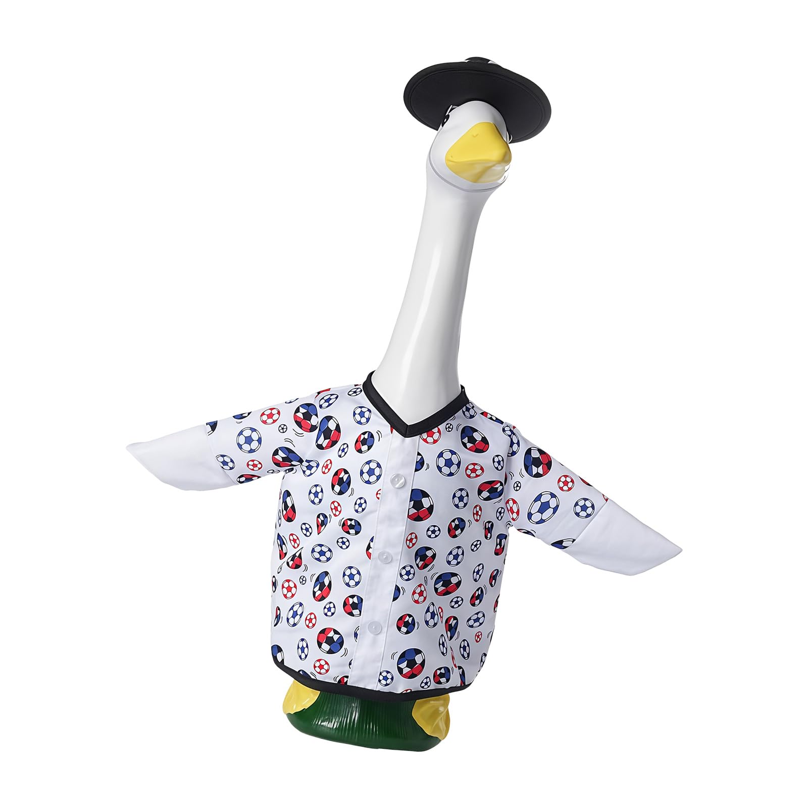 Msioytog Playful Spring Geese Outfit Novelty Costume for Porch Statue Outdoor Decoration Garden Decoration Waterfowl