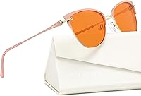 Vista 44 de ANYLUV Gafas de luz azul para mujeres y hombres, lentes de bloqueo de luz azul para mujer, anteojos de computadora antifatiga ocular