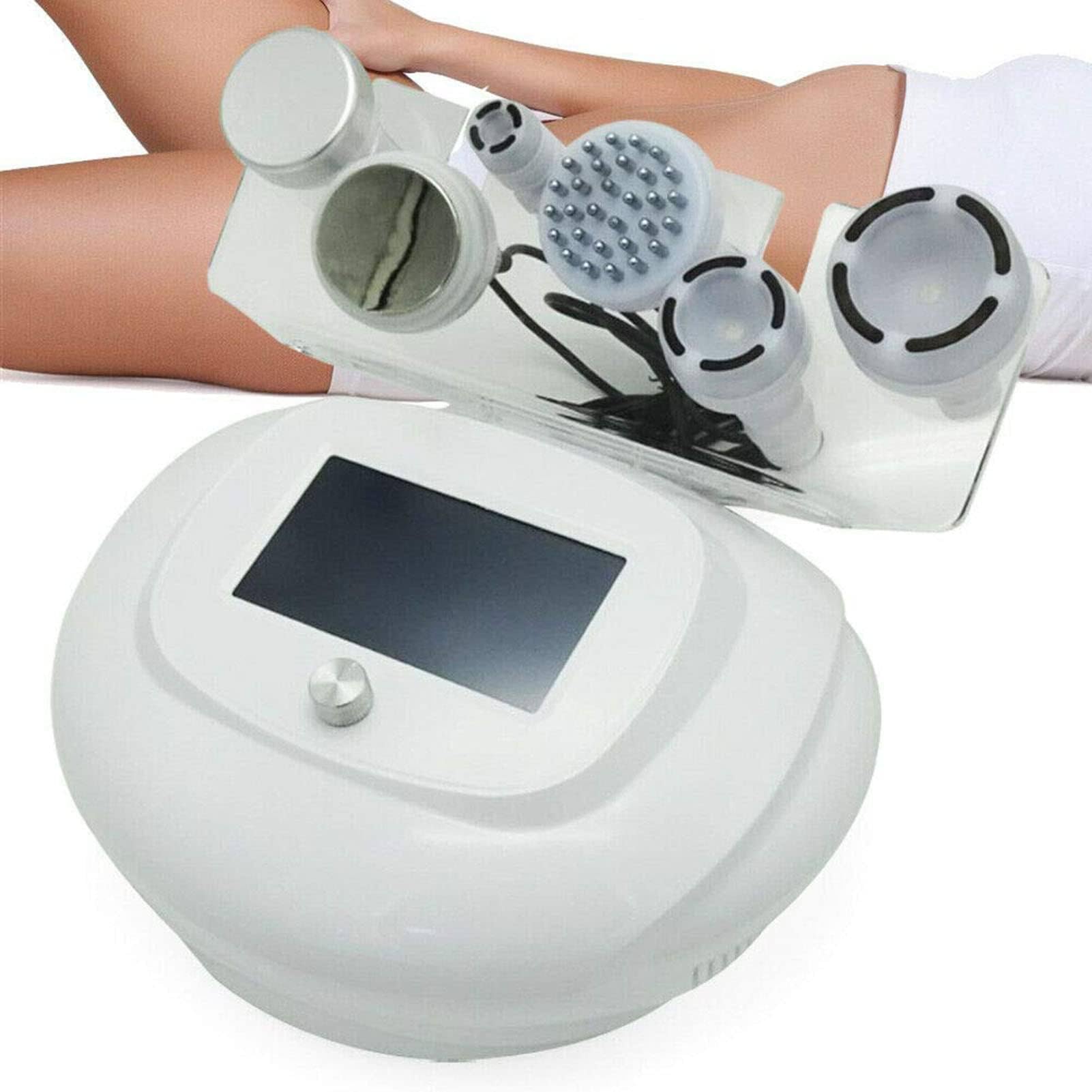 Dispositivo Dimagrante Anticellulite 6 in 1, Strumento di Bellezza Multifunzione RF 80k per Dragaggio del Meridiano per Dimagrire Pancia, Braccia, Cosce