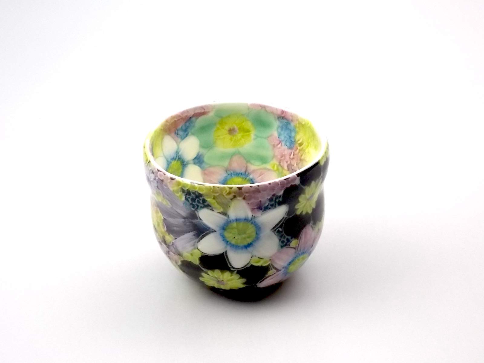 Amazon | 工房ゆずりは 彩白絵花 福々碗（瓢型） 母の日 | 工房 