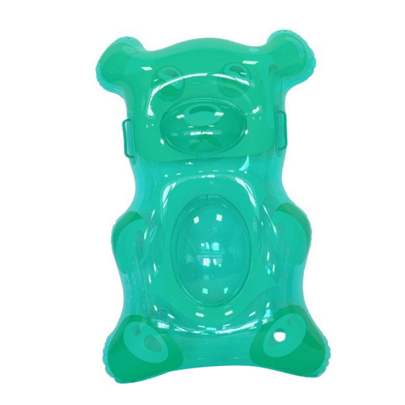 Inflatable Gummy Bear Pool Float, Pool Float Toy, Lightweight Water Toy for Pool Water Raft, Party, Vacation, Summer, Green