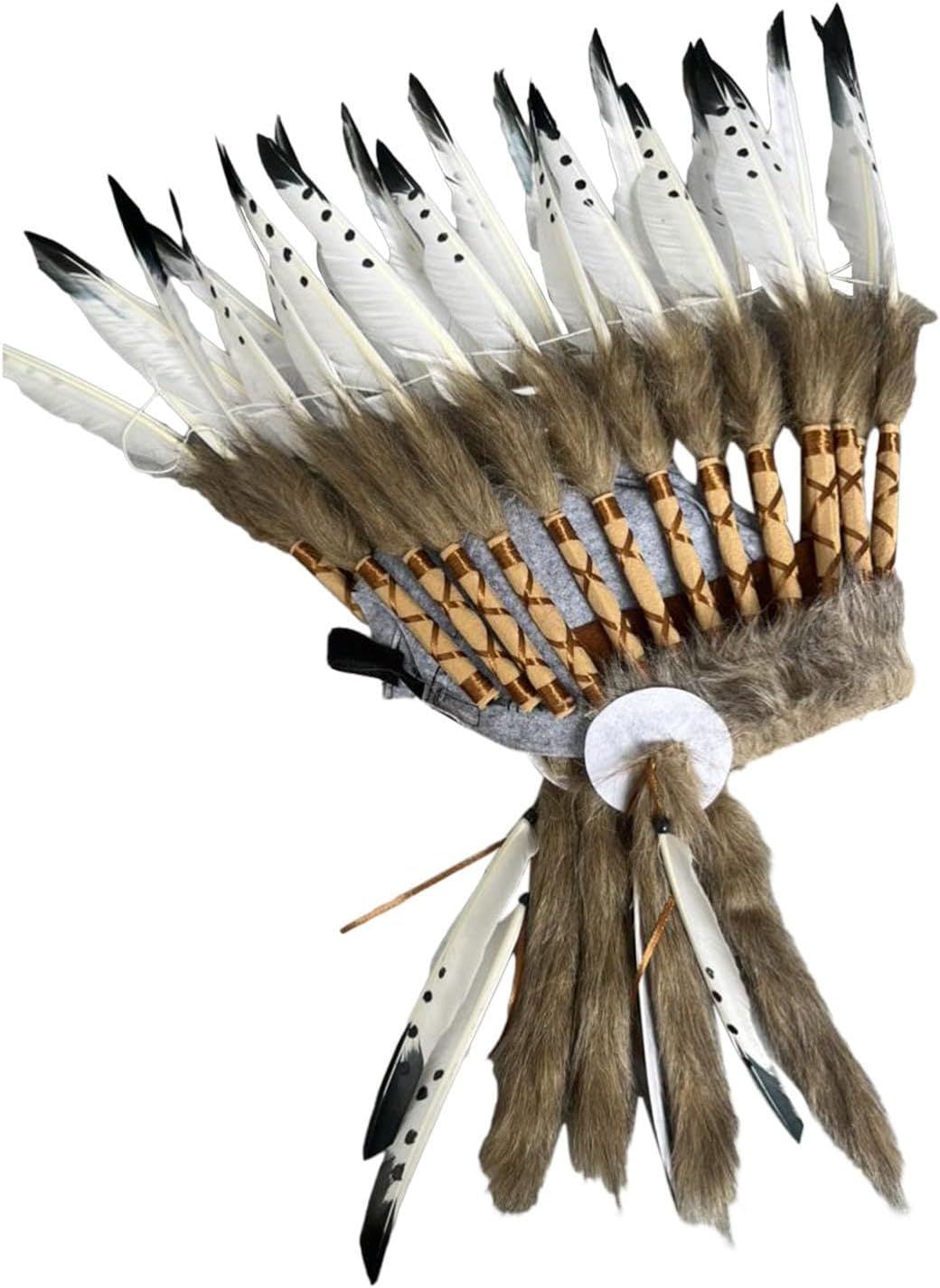 Feather Headdress Native American Headdress Headpiece for Performance