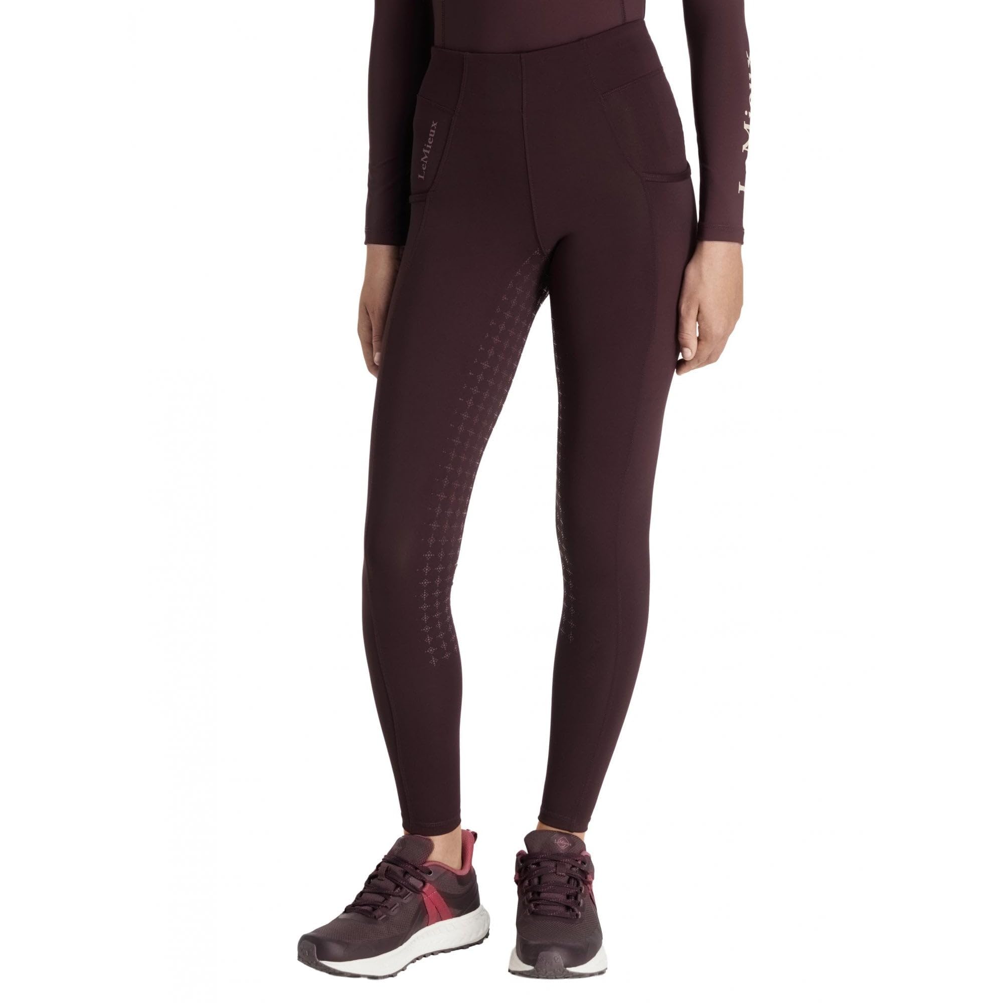 Lemieux Violet Children's Full Grip Riding Leggings Orla