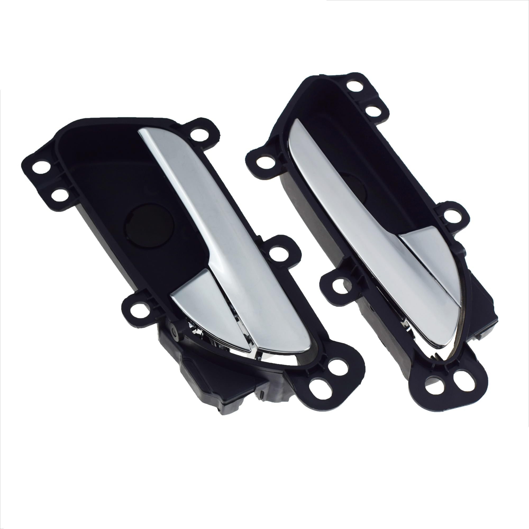QLOYGMD 1/2/4 Pcs for Chevrolet Chrome Inside Door Handle