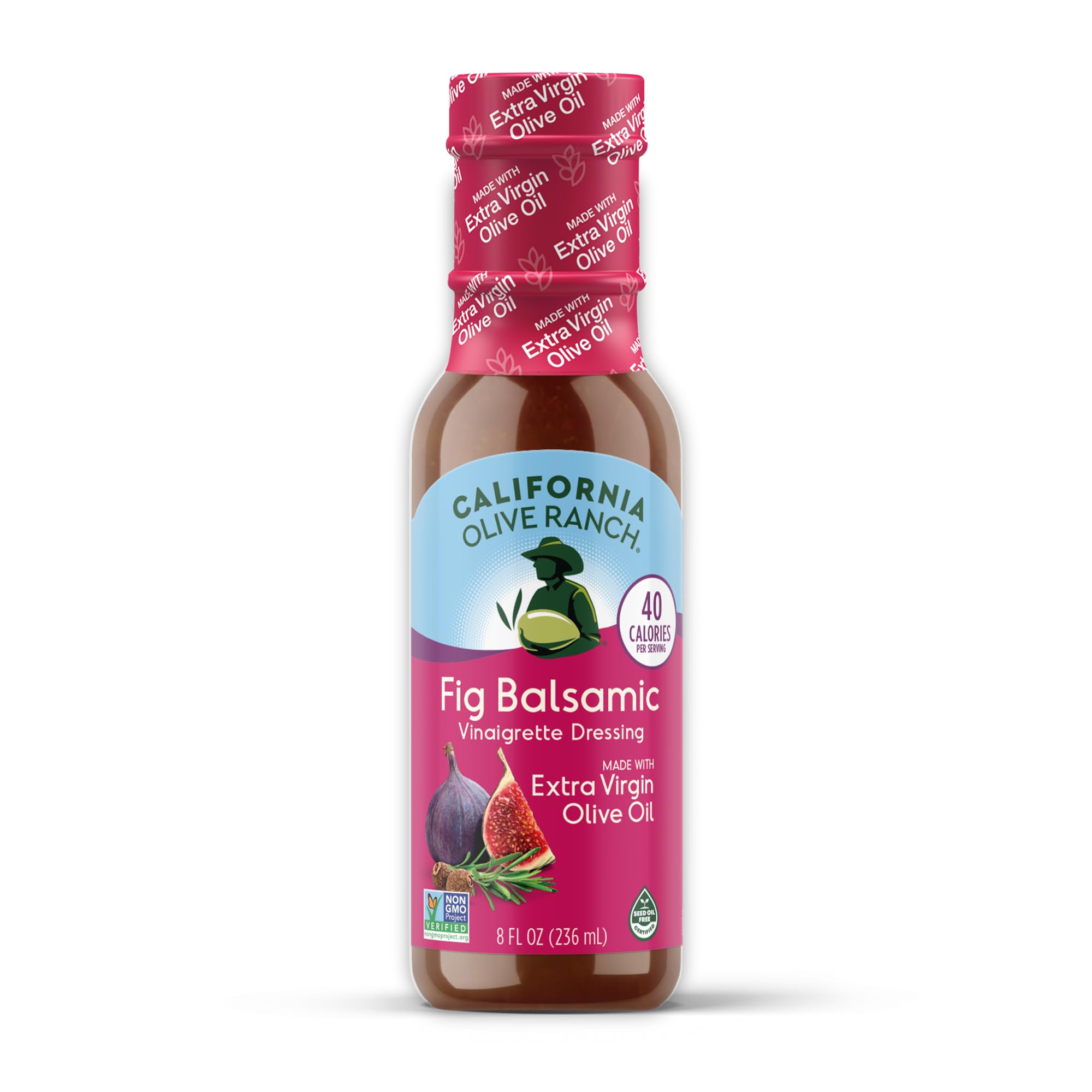 Amazon.com : California Olive Ranch, Dressing Vinaigrette Fig Balsamic, 10  Fl Oz : Grocery & Gourmet Food