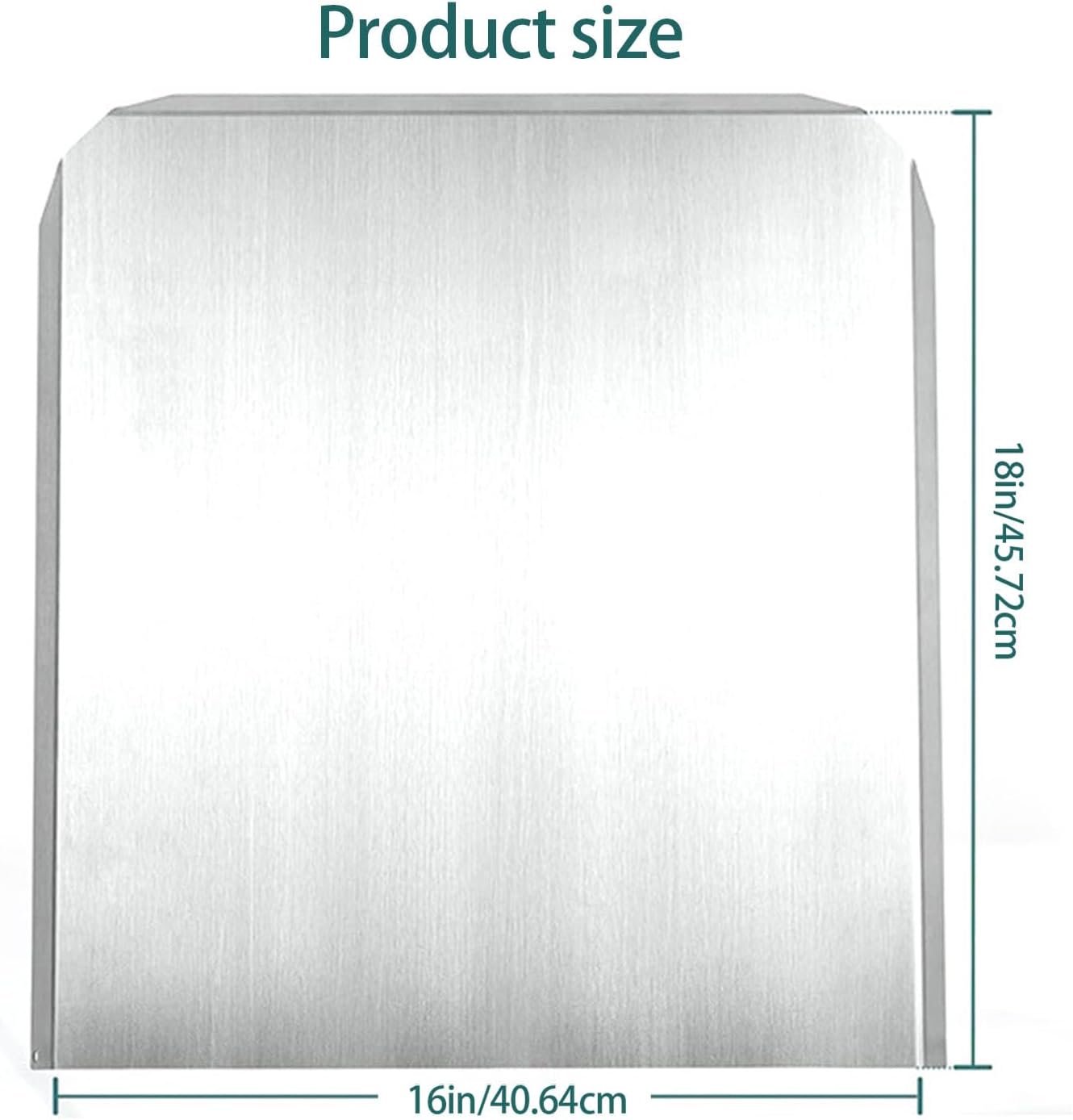 Strong Fireplaces Heat Reflectors Adjustable Steel Back Panel with Base Heat Redirection Gloves Included for Home Lightweight Fireplaces Reflectors