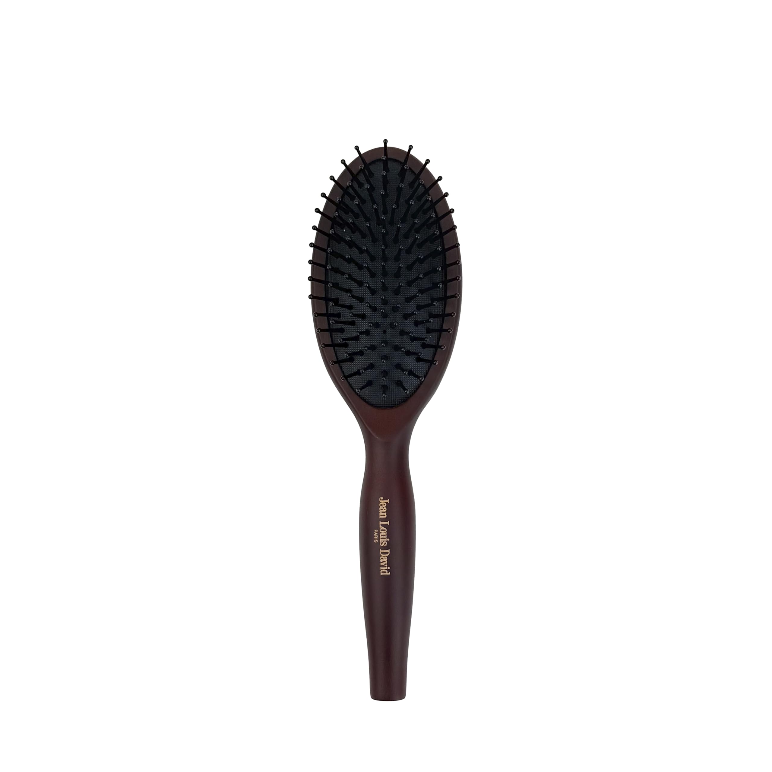 Jean Louis David - Detangling Brush in Wood - Massaging Nubs - Great Comfort