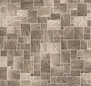 Melody Jane Dolls Houses Dark Stone Floor Tiles Miniature 1:12 Flooring Gloss Card Sheet