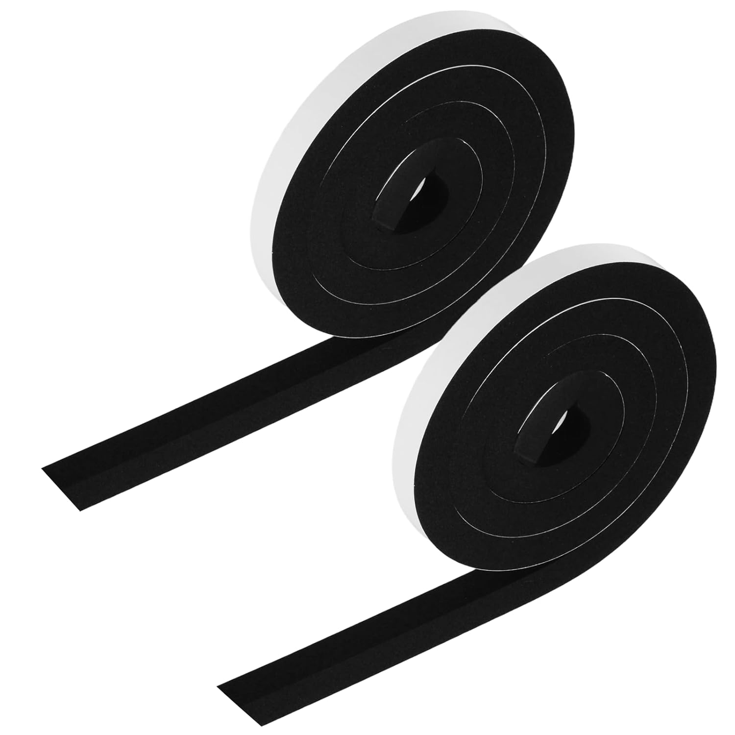 High Density Foam Tape - 1" x 3/4" x 13Ft Weatherproof Adhesive Prevent Condensation Heat Resistant Flame Retardant Weather Stripping Easy to Cut & Install & Remove for Car Doors Pipes Windows
