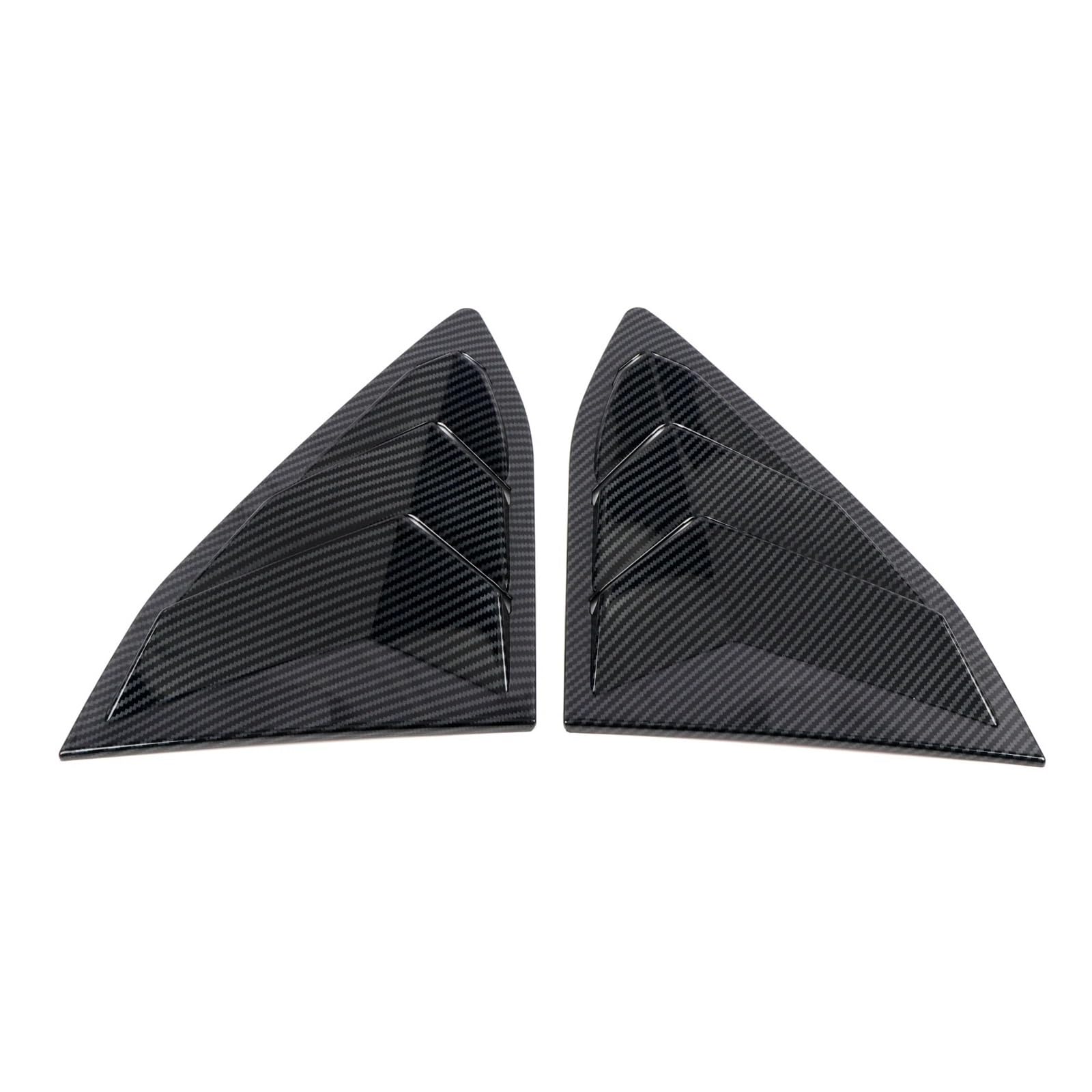 Car Accessories Compatible for Chevrolet Corvette C8 2020 2021 2022 2023 ABS Rear Window Shutter Cover Trim Window Louver Side Vent Trim