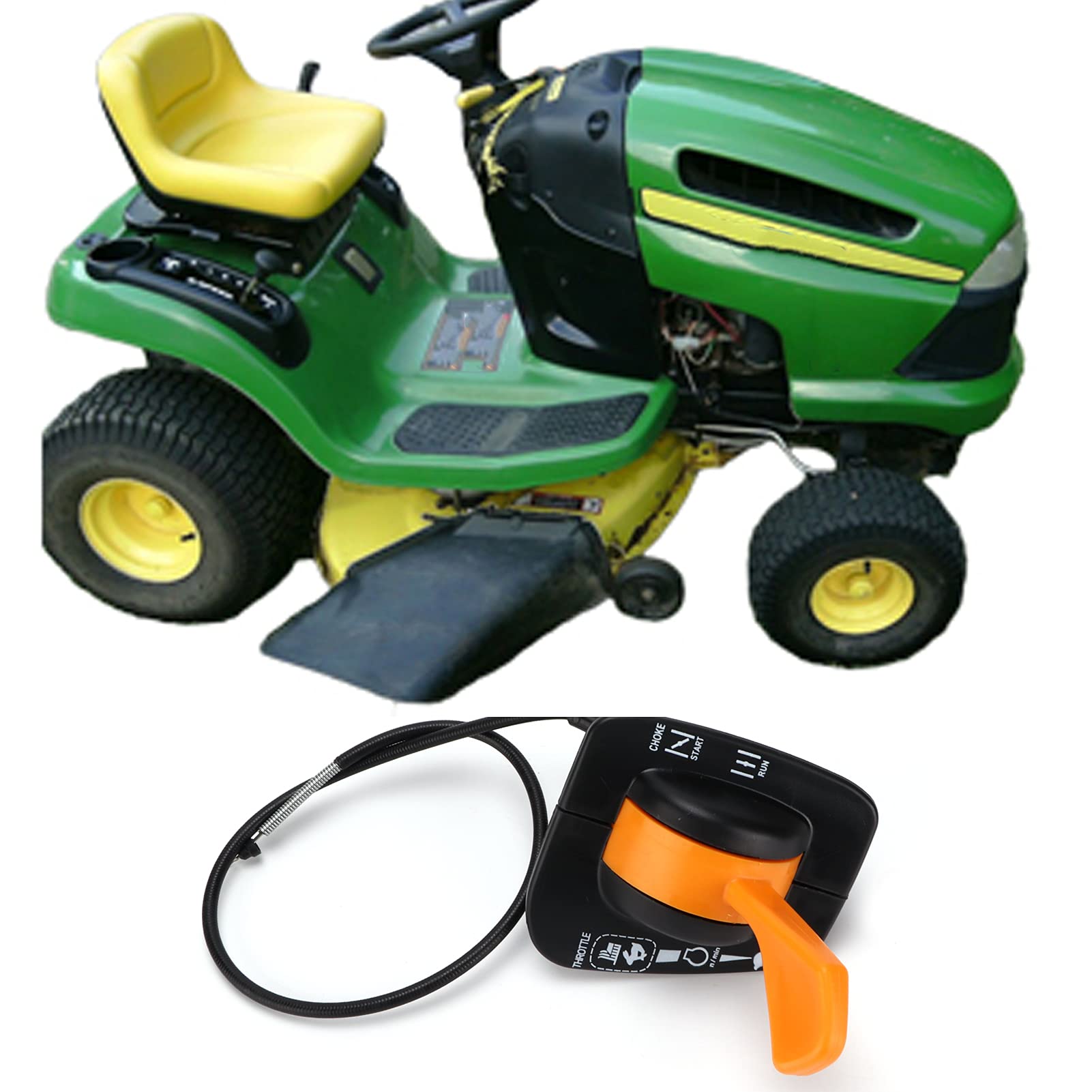 Cavo di Controllo Dell'acceleratore, Cavo Dell'acceleratore GY20749 di Ricambio Per John Deere La 102 105 115 X110 X120 LA100 LA105