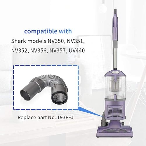 Miniatura 2 de Piezas de repuesto de manguera de aspiradora para aspiradora Shark Navigator Lift-Away NV350, NV351, NV352, NV355, NV356E, NV356, NV357, NV360,