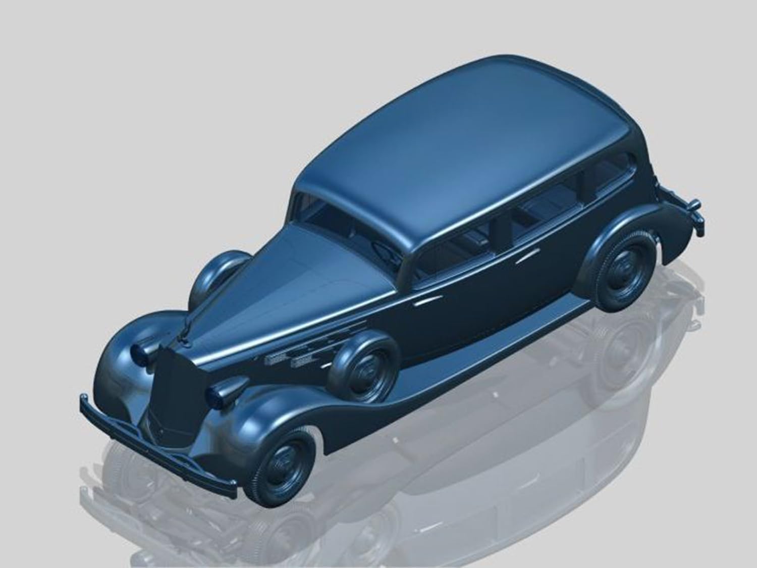 ICM Models Packard Twelve Model 1936 WWII Soviet Leader's Car with Passengers Building Kit