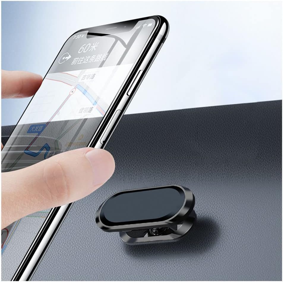 Car Magnetic Mobile Phone Holder,360° Rotation of Eight Magnetic Aluminum Alloy Dashboard Car Phone Holder,Compatible iPhone 13 Pro Max / 13 Pro and All Smartphone (Black)