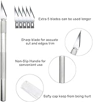 Vista 3 de tiptopcarbon Herramienta de alisado de papel pintado con raspador de 8 pulgadas para papel adhesivo, vinilo adhesivo, paquete de 10