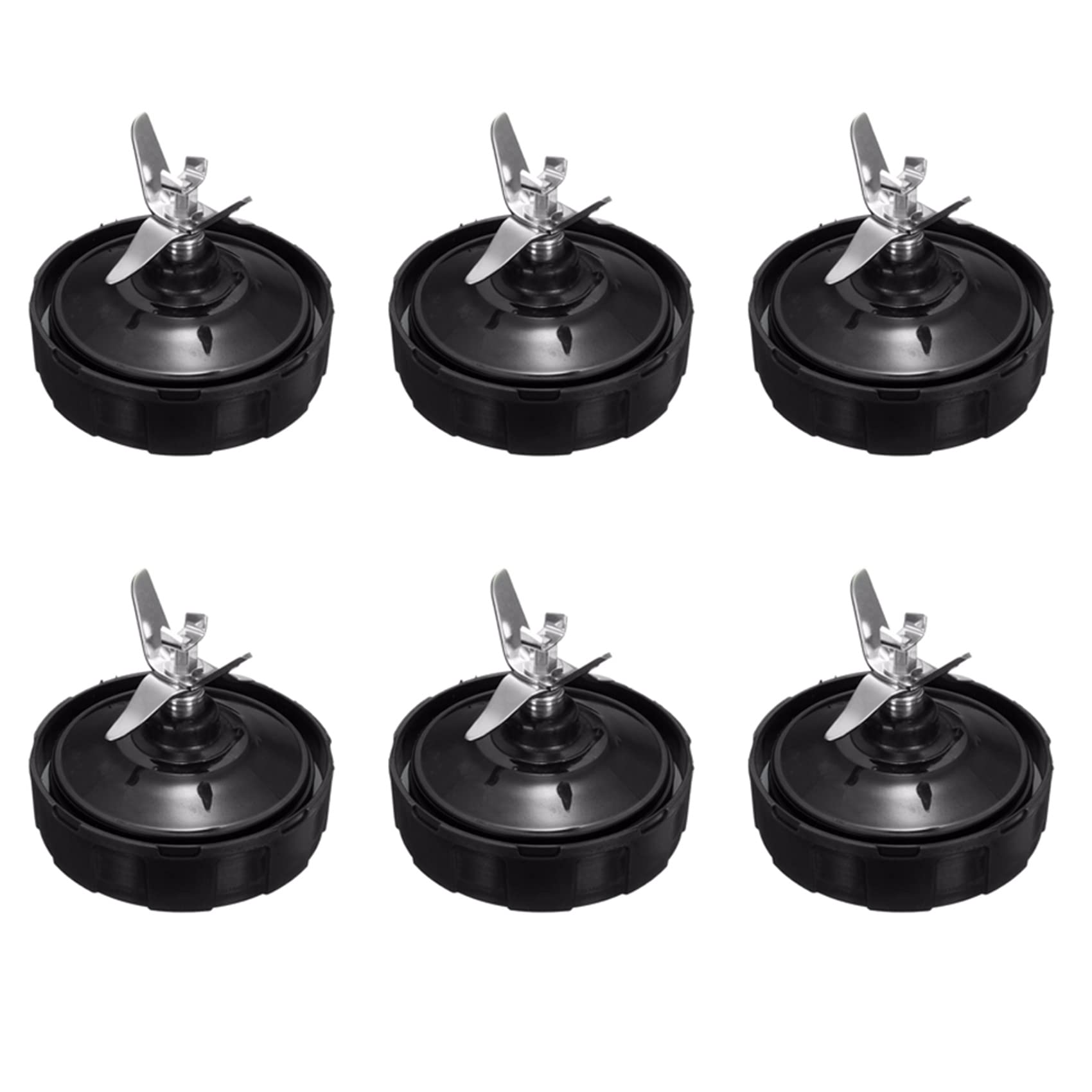 Hndhbfgrt 6X 7 Fins Blender Blade Part Juicer Case Mixer Spare Assembly for Pro Auto-IQ Juicer Knife Holder