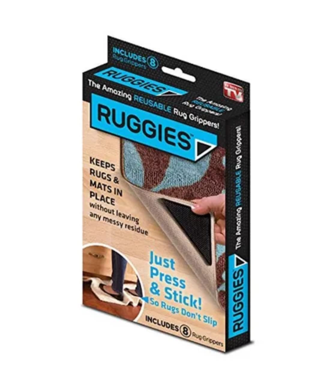 The Amazing Reusable Rug Gripper 8 Grippers