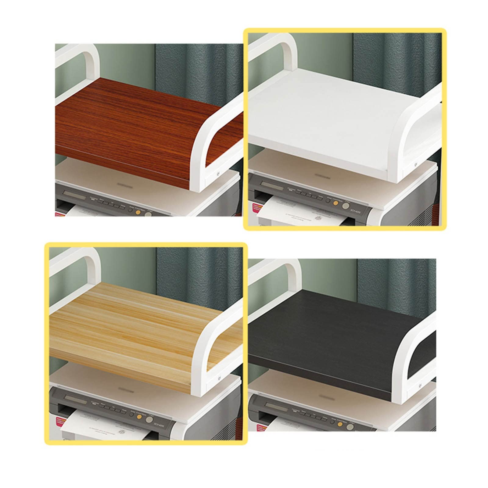 Supporto per stampa Stand da stampante mobile a 3 livelli con pavimento rotolare il trituratore di banca PC STANDO STANDO RECOLO RECOLO REGOLABILE Host su ruote for le forniture for ufficio Scanner fa