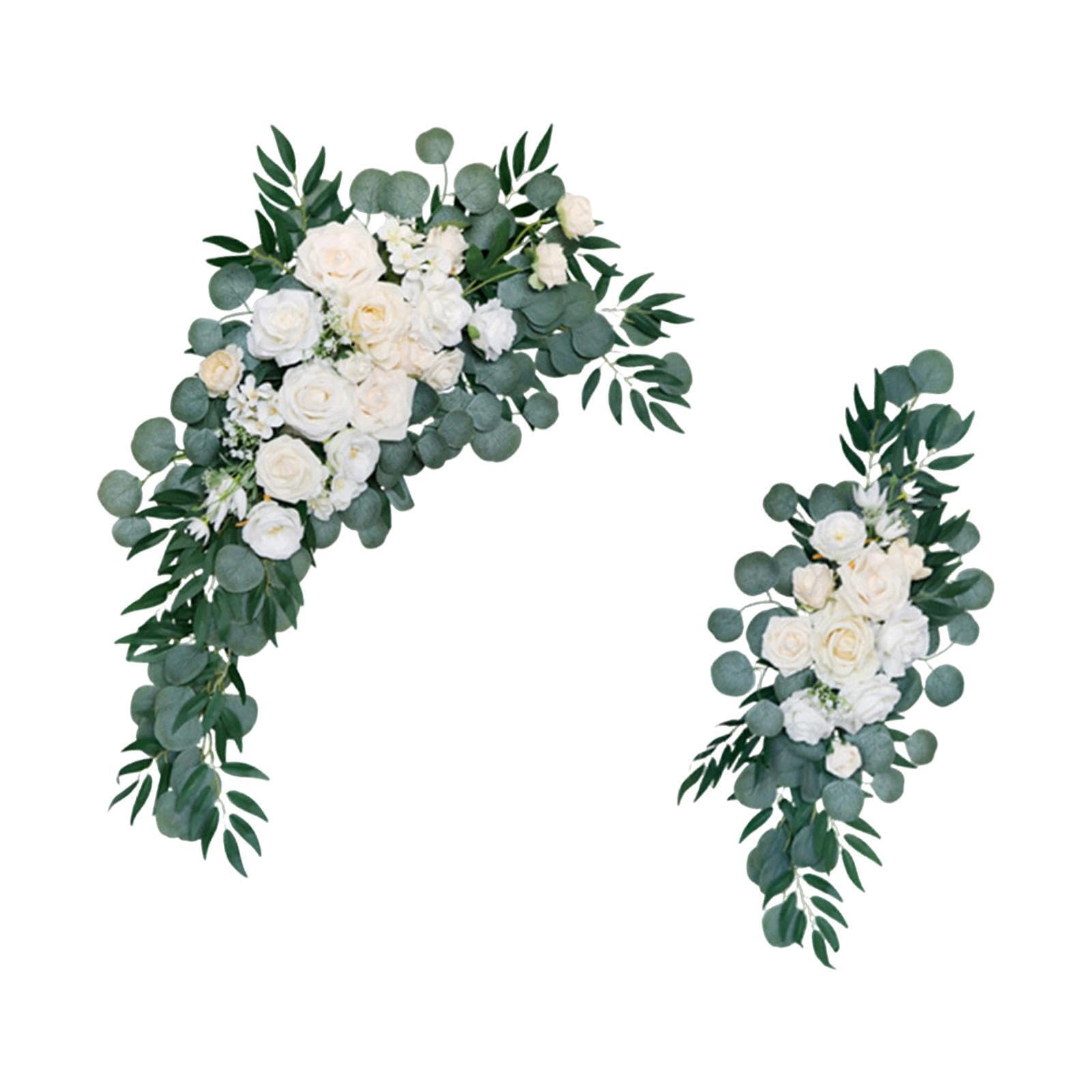 Wunderschöner Blumengirlanden Bogen für Hochzeitsbögen – verwandelt Innenräume in atemberaubende Blumenarrangements und bereichert Veranstaltungen. Lebendige und fröhliche Blumengirlanden