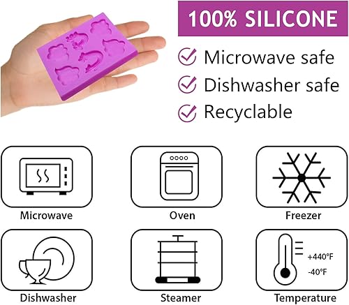 Miniatura 3 de Moldes de silicona de estrellas, moldes de fondant de nube de arcoíris, decoración de tartas, moldes de chocolate para hornear cupcakes, caramelo,