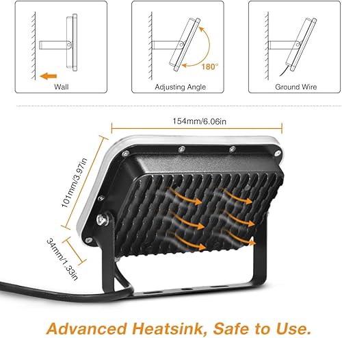 Miniatura 7 de Luces negras para fiestas, 2 unidades, 30 W, lámpara ultravioleta LED, fluorescente, fluorescente, resplandor en la oscuridad, para decoraciones de