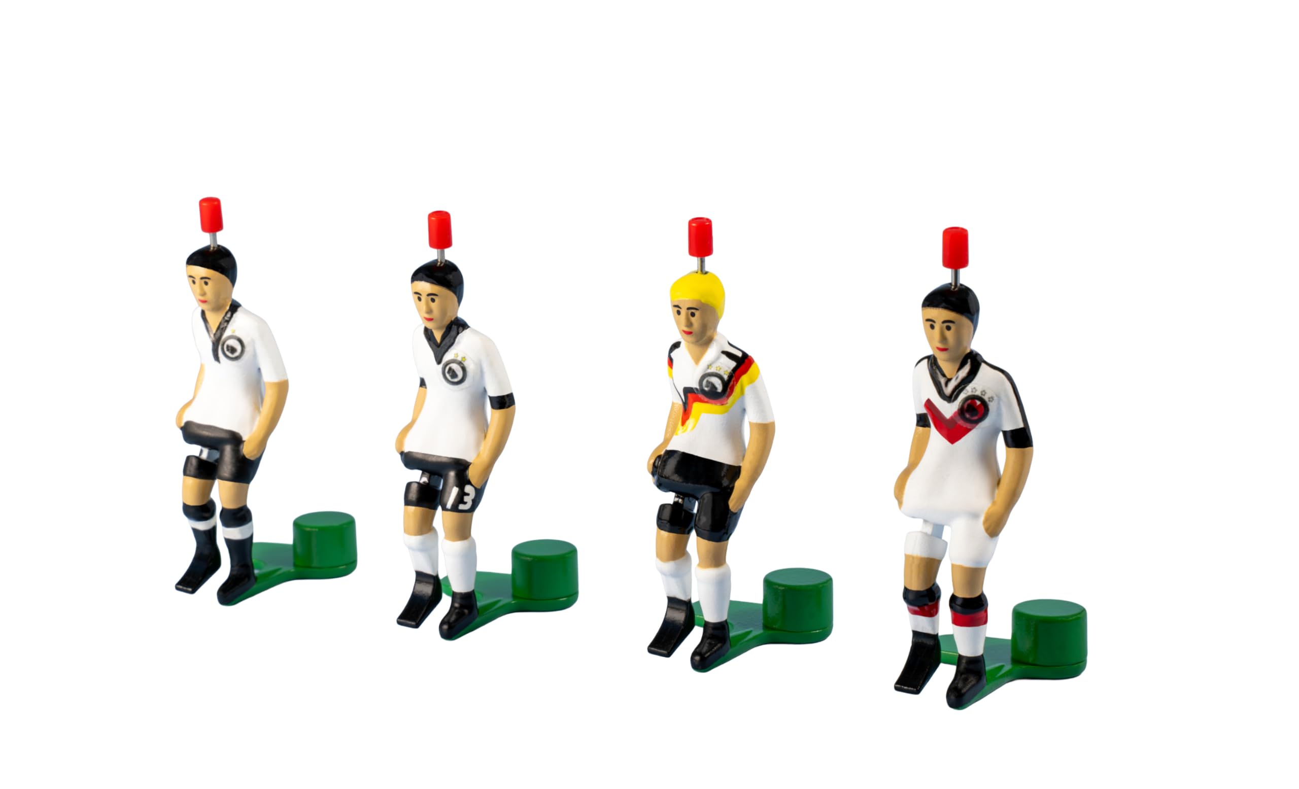 TIPP-KICK WM Classics 4-star edition player set with 4X top kickers I Fun with the football figures Game I Accessories