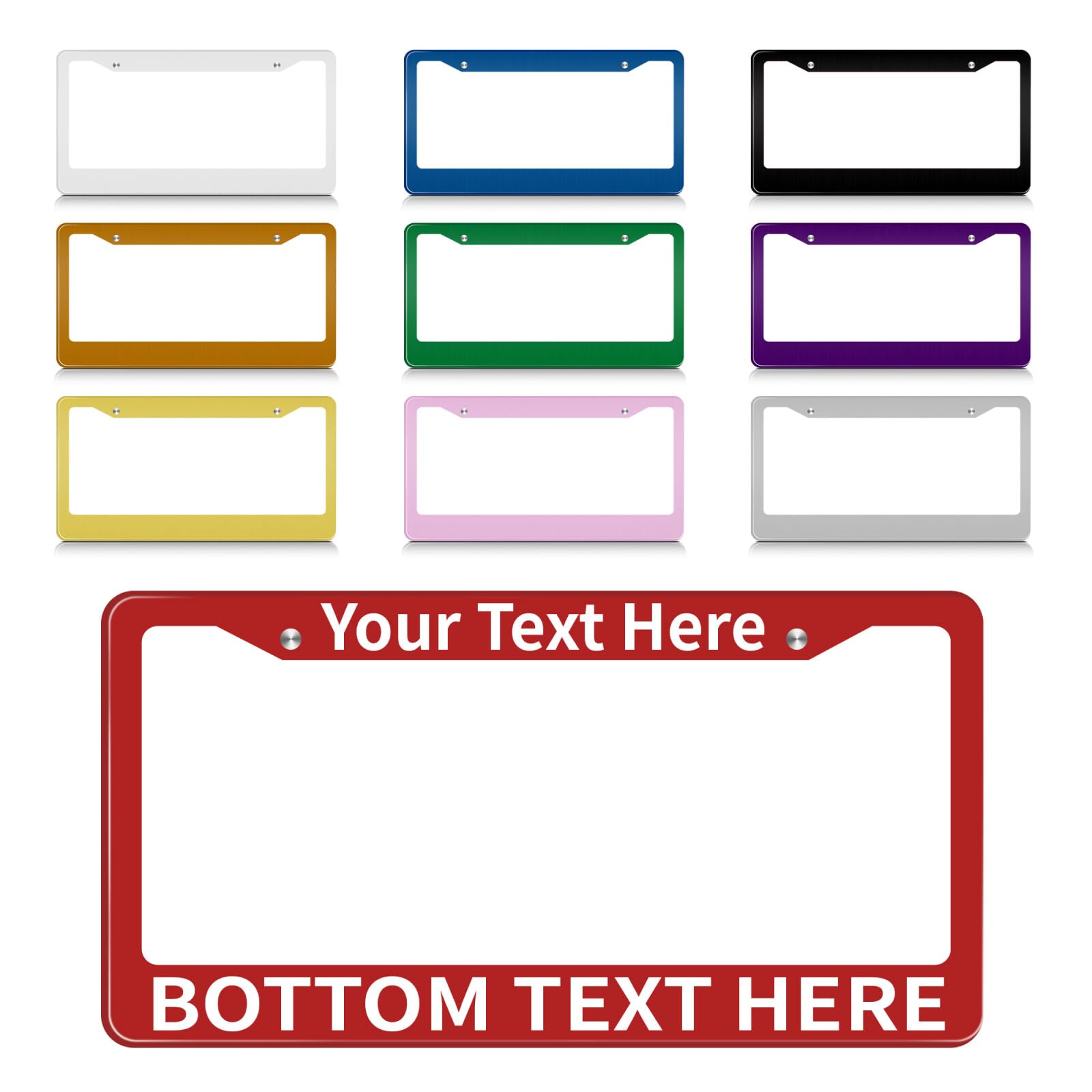 License Plate Frames for Car Custom License Plate Frame Personalized Design,12"x6"