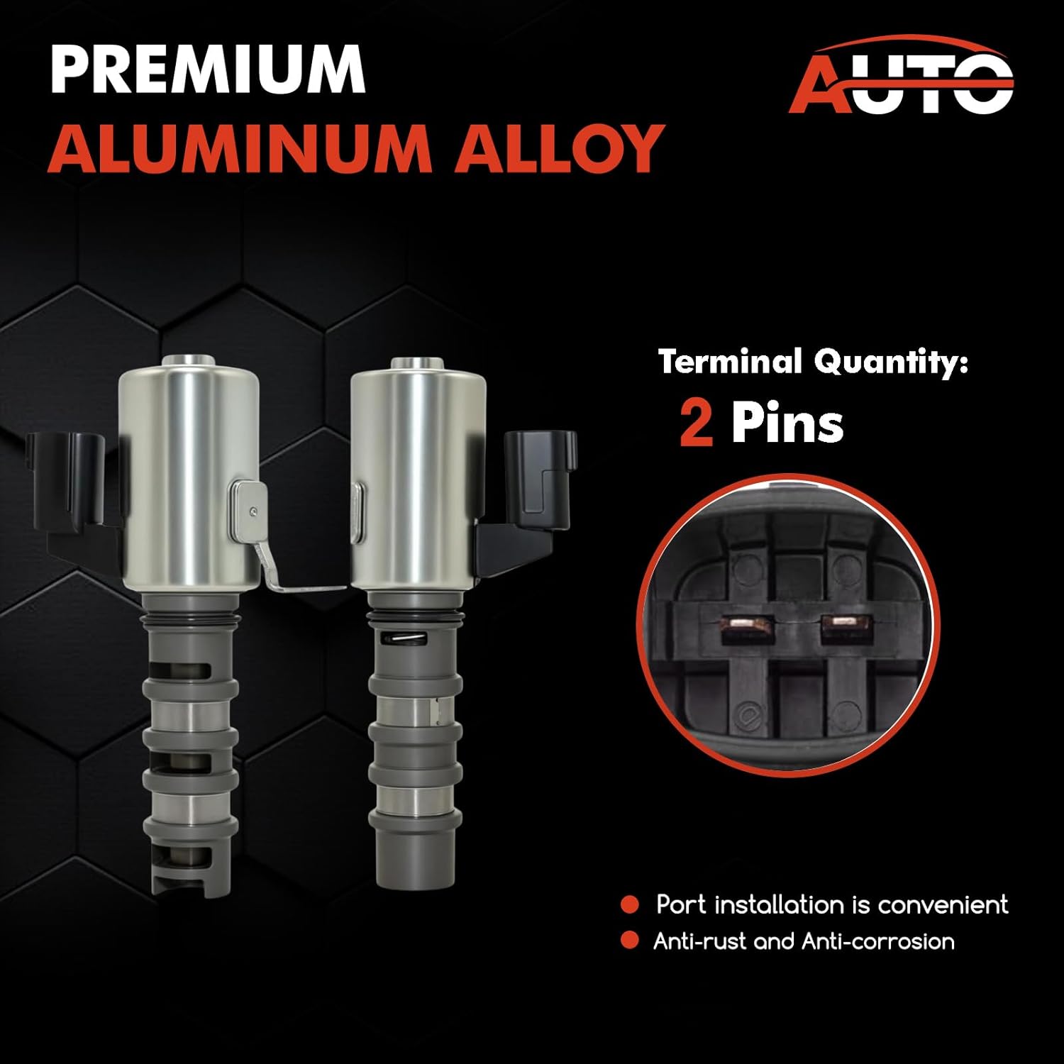 Engine Variable Valve Timing Solenoid VVT Compatible with 13-14 Nissan Pathfinder 07-13 Altima 09-14 Maxima Murano 11-14 Quest V6 3.5L 13-14 Infiniti Replace 23796-AU000 23796-JA10B