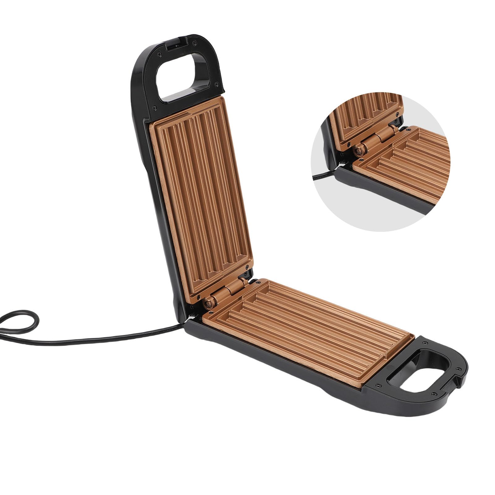 Churro Maker Nonstick Double Heating Easy To Clean Waffle Stick Machine Kitchen (110V US Plug)