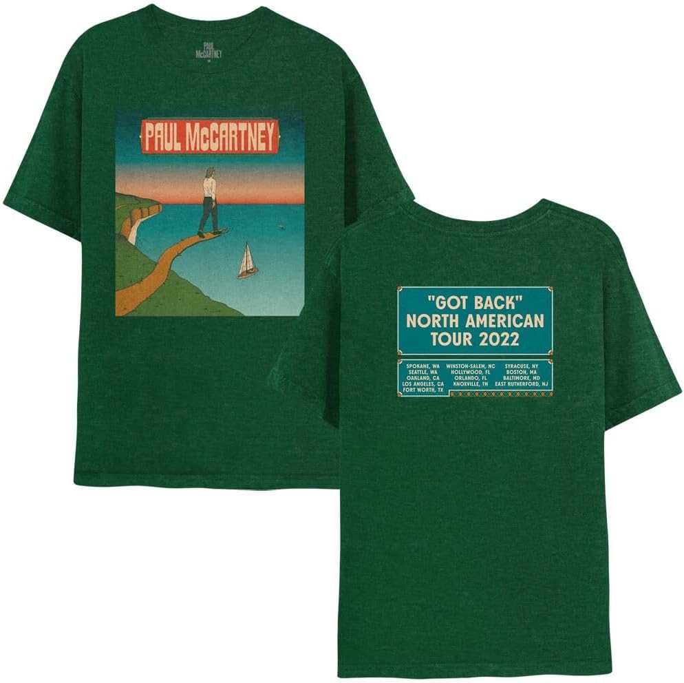 Paul McCartney Camiseta unissex adulta oficial Merch Got Back