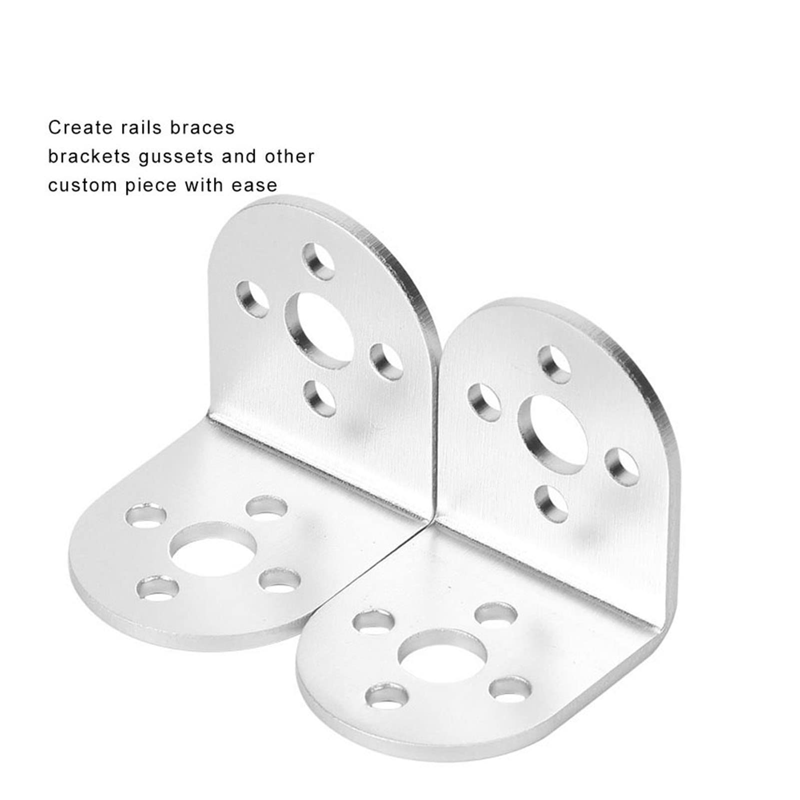 potibrascy様用 2pcs Aluminum L Shape Bracket for Pitsco Tetrix Robotics
