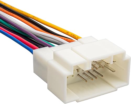 RED WOLF Arnés de cableado de radio apto para Honda Civic Accord Odyssey CRV 1998-2009, para cables de cobre prepelados de instalación estéreo