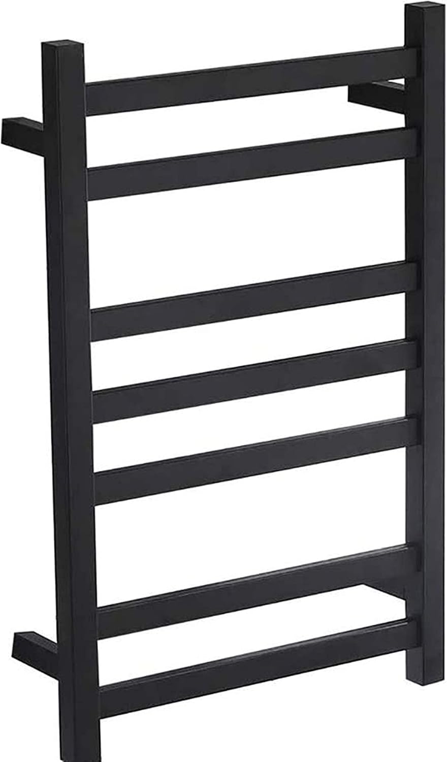 Heated Towel Rail Rails Electric Towel Rack, Stainless Steel Electric Towel Warmer, 7 Bar Heated Towel Rack, Best Choice for Bathroom Decorations in Your Home (Size : HardWire)