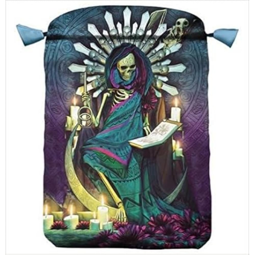 Santa Muerte Tarot Bag: Satin Tarot Bag, 160 x 225mm
