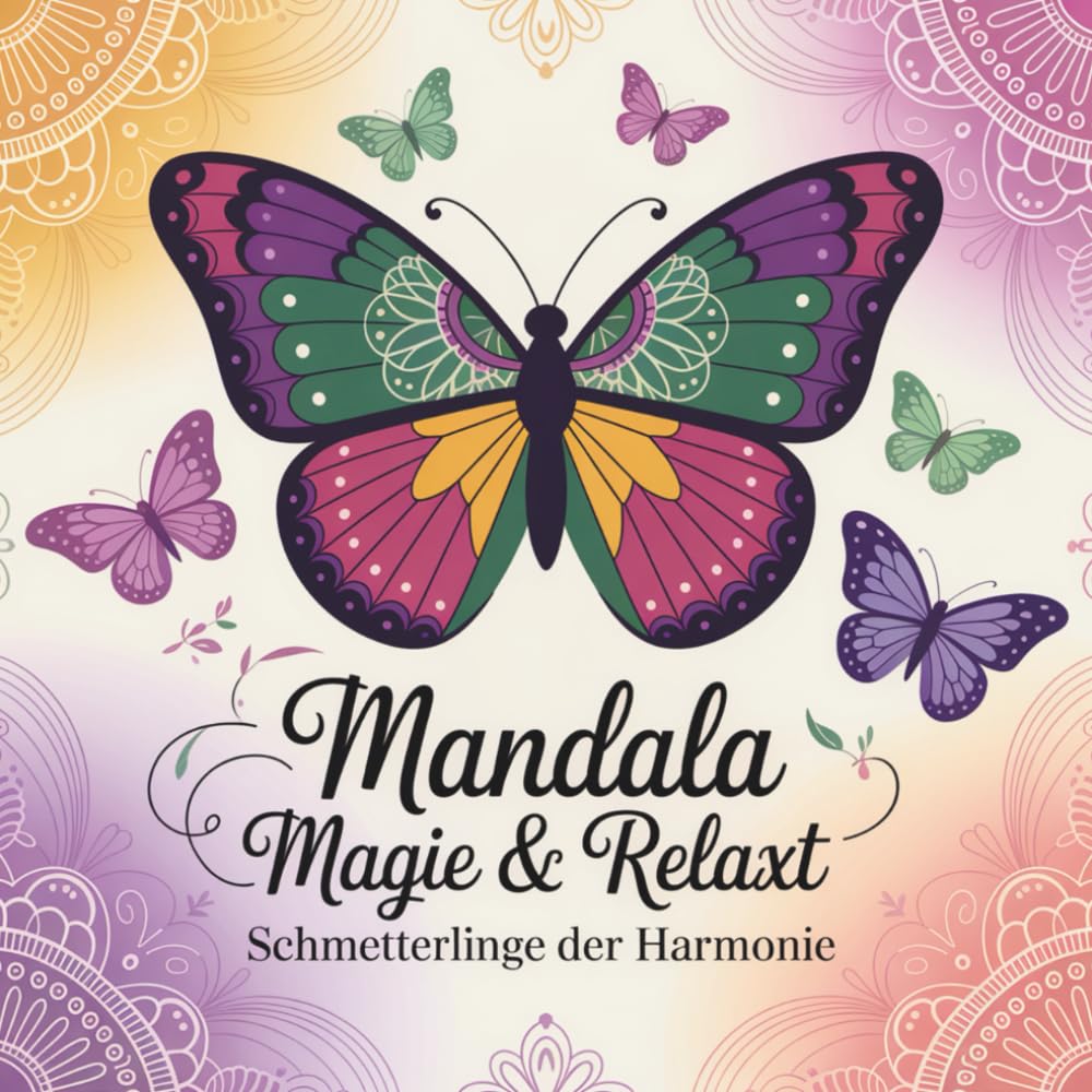 Mandala Magie & Relaxt: Schmetterlinge der Harmonie