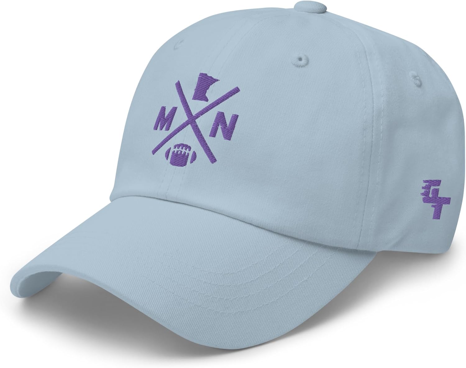 Minnesota Football Retro MN Cross Baseball Cap Dad Hat