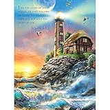 Inspirations 1000 Piece Puzzle - Lighthouse At Sunset