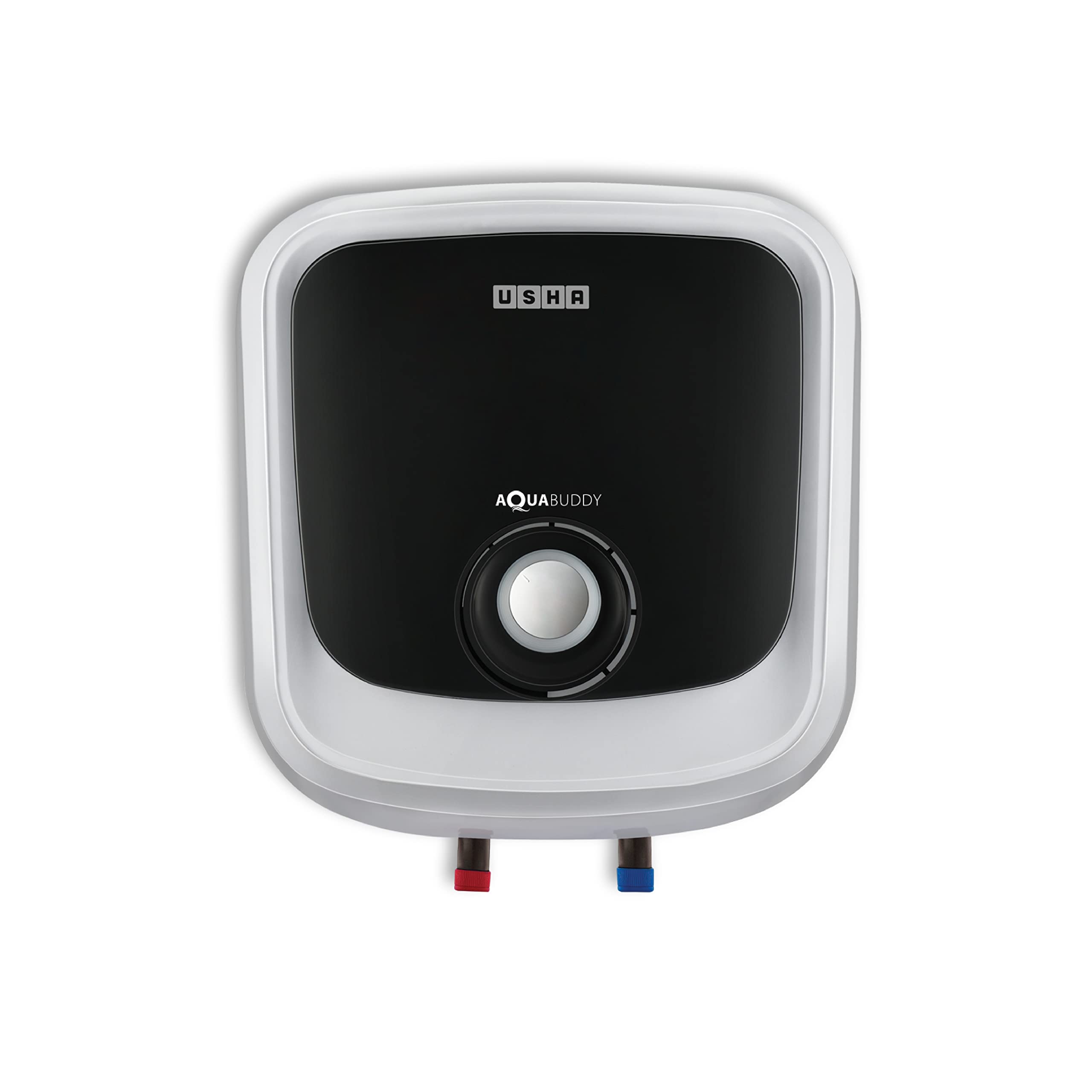 Usha Aquabuddy 25 Litre Storage Water Heater with Free Installation (White Black)-image-28
